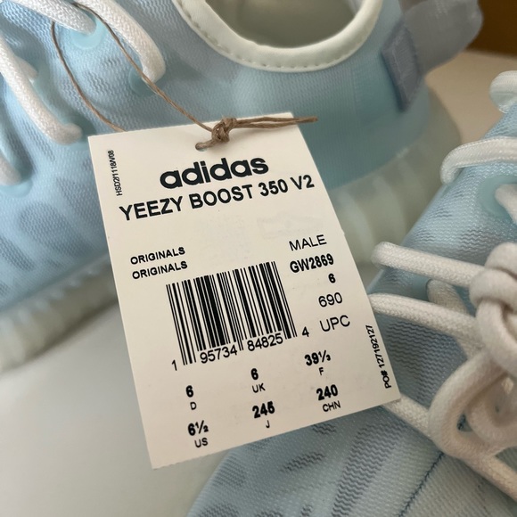 YEEZY BOOST 350 V2 MONO ICE - Picture 2 of 5